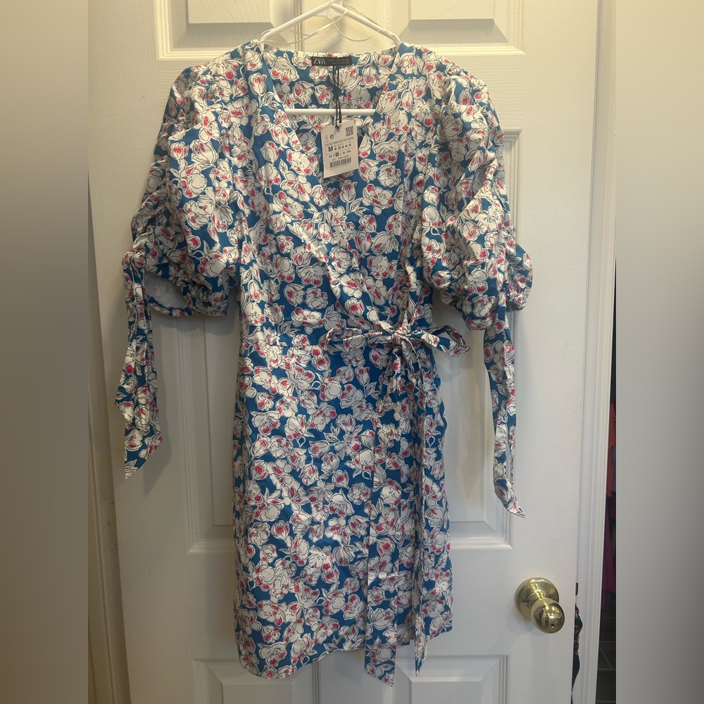 Zara Floral Wrap Dress